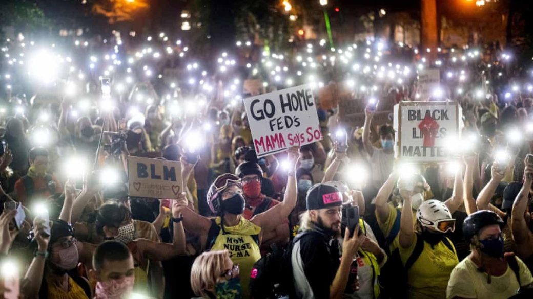 black lives matter tuntetes oregon