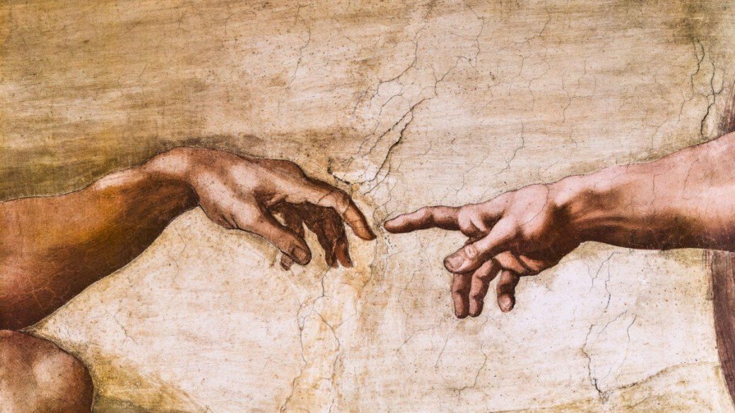 close up of god and adam s hands 157844809 581782983df78cc2e8f37856