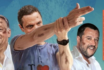 A Der Spiegel a címlapján koszos takarítóként ábrázolja Orbán Viktort