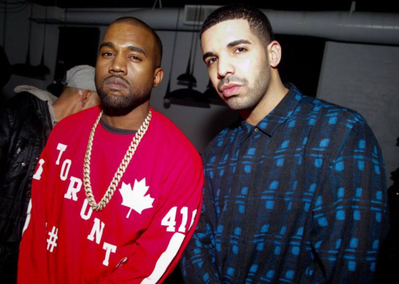 Drake Kanye West Mean Mugging