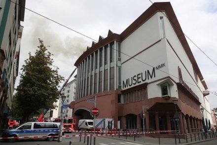 Kigyulladt a frankfurti Modern Művészeti Múzeum