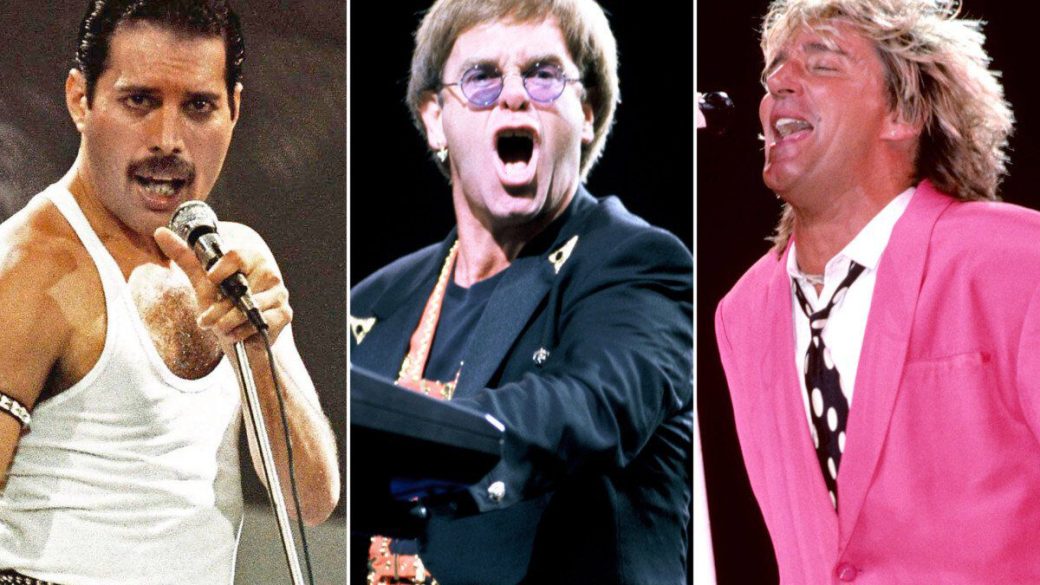freddie mercury elton john rod stewart