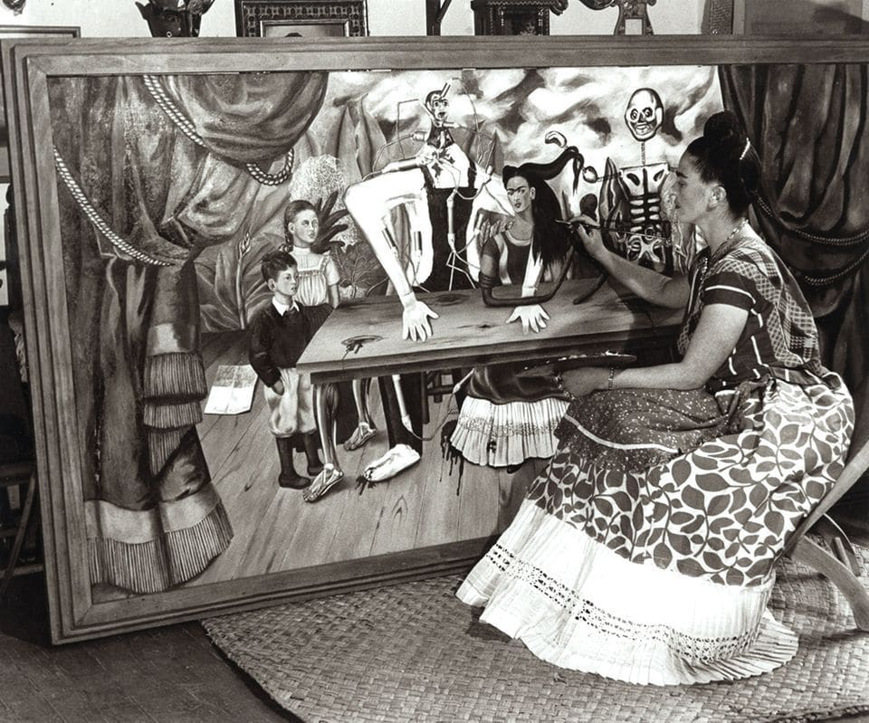 Frida Kahlo A Serult Asztal Elveszett Festmeny