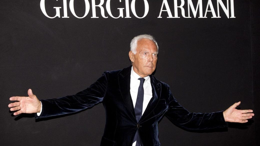 giorgio armani divattervezo