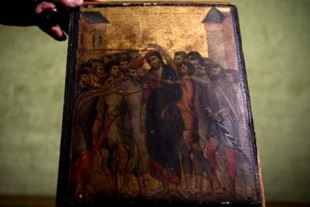 Elveszettnek hitt Cimabue-festményt tartott a konyhájában az asszony