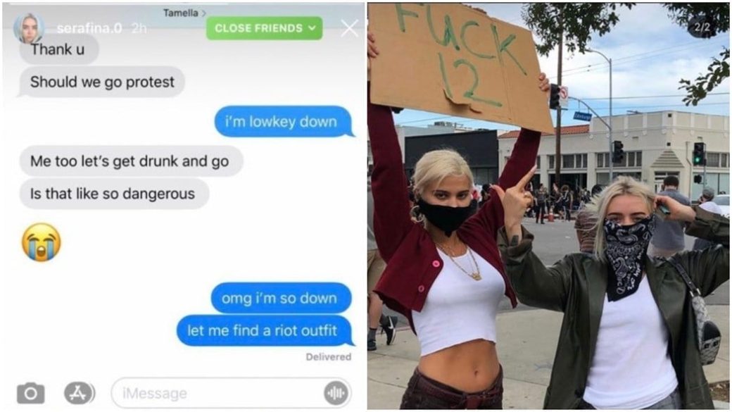 instagram tuntetok black lives matter