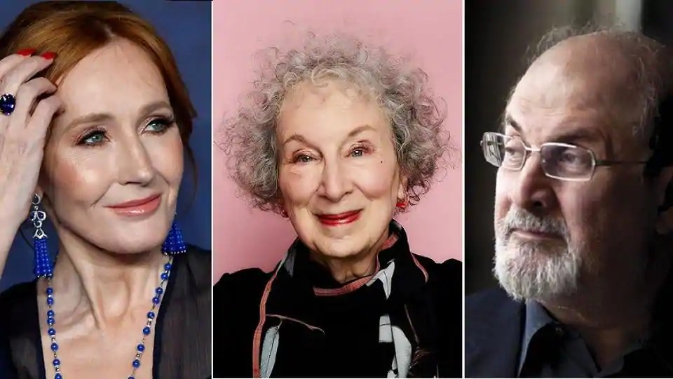 J K Rowling Margaret Atwood Salman Rushdie Elnemites Kulturaja Nyilt Level