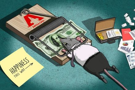 A BBC illusztrátora, John Holcroft olyan erős társadalomkritikát tár eléd, hogy a fal adja a másikat