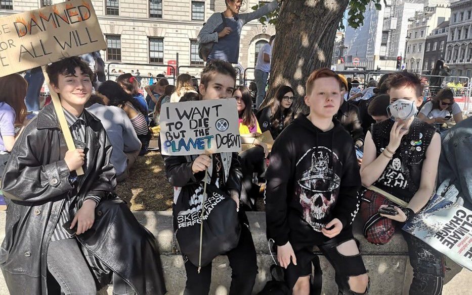 klimakatasztrofa londoni tntetes