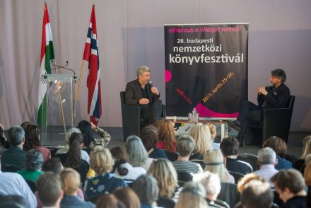 A nap fotója: A Könyvfesztivál díszvendége, Karl Ove Knausgard elmondta, nagy hatást gyakoroltak rá Márai Sándor utolsó éveiben