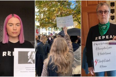 A világ nőjogi aktivistái kiálltak az abortusz betiltása ellen tiltakozó lengyelek mellett