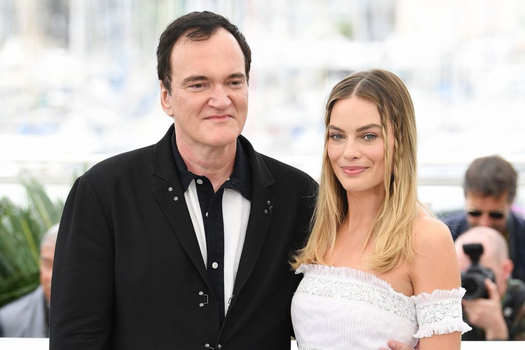 Margot Robbie Sharon Tate Quentin Tarantino Volt Egyszer Egy Hollywood