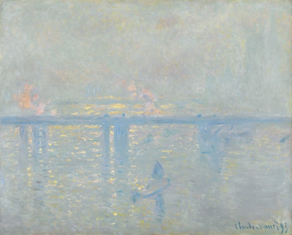 Monet Charing Cross Bridge Festmenyek
