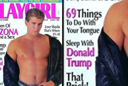 „Bújjon Ön is ágyba Donald Trumppal” – hirdette a Playgirl magazin nyereményjátéka harminc éve