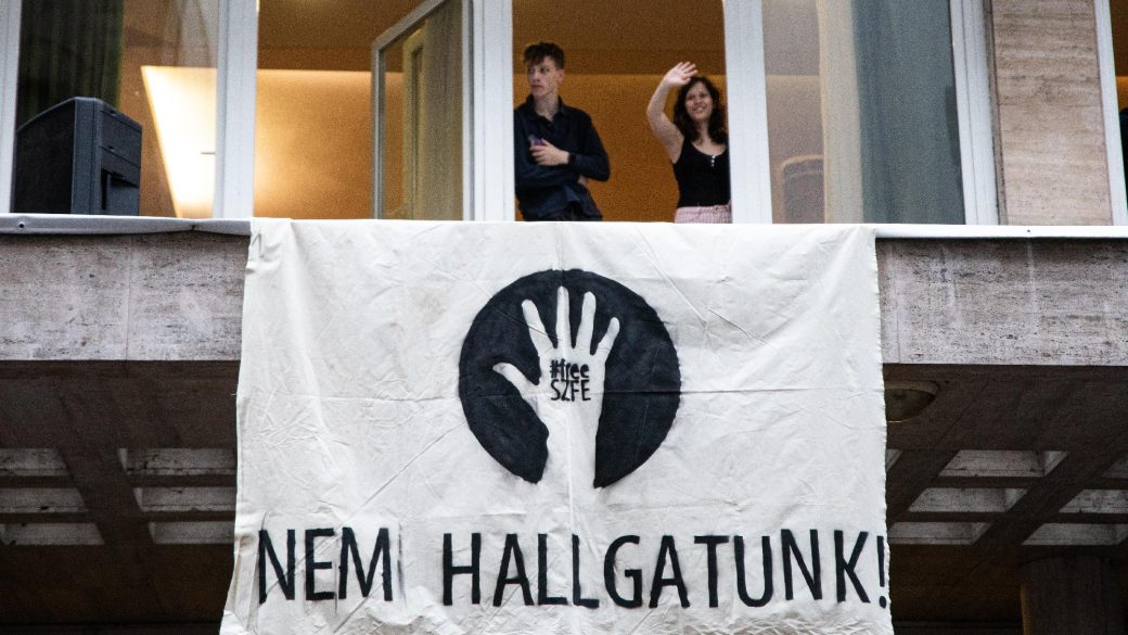 szfe tuntetes tanev koztarsasag szinmuveszeti egyetem vidnyanszky attila