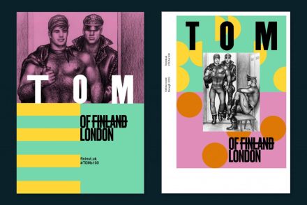A Studio Emmi tervezte Tom of Finland 100. „születésnapi partijának” arculatát