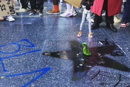 Ismét megrongálták Donald Trump csillagát a Hírességek sétányán
