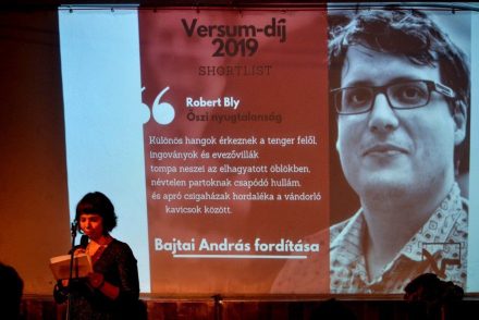 Hosszú kihagyás után átadták a legjobb versfordításért járó Versum-díjat