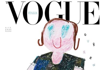 A Vogue Italia megint újít: ezúttal nyolc különböző gyerekrajz került a címlapra