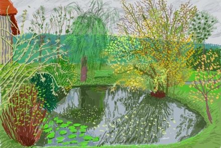 David Hockney a koronavírus második hullámában iPaddel készített festményeket