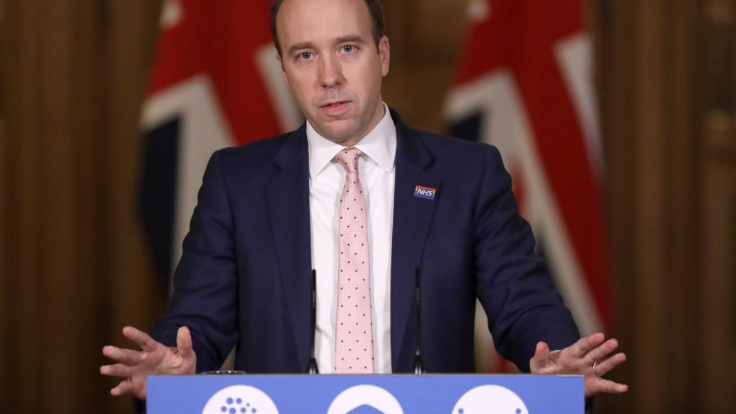 matt hancock brit egeszsegugyi miniszter mutans koronavirus vakcina