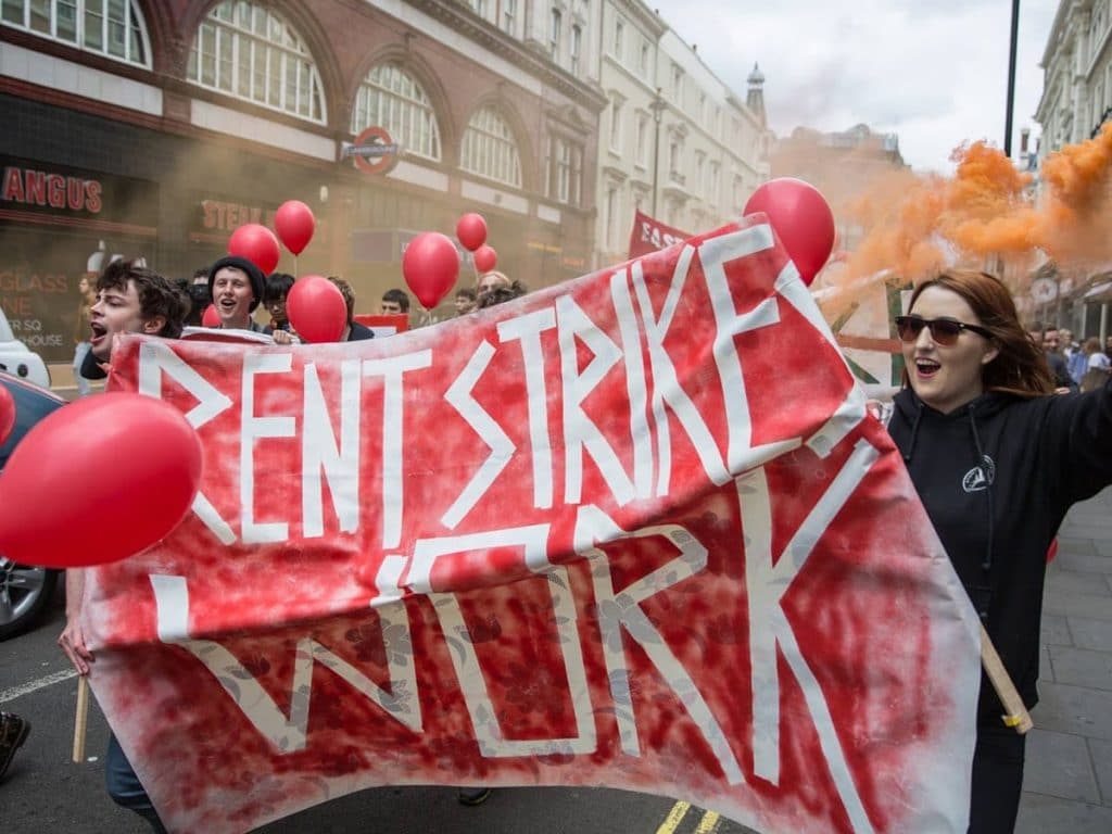 Rent Strike Anglia Berleti Sztrajk Koronavirus Hallgatok