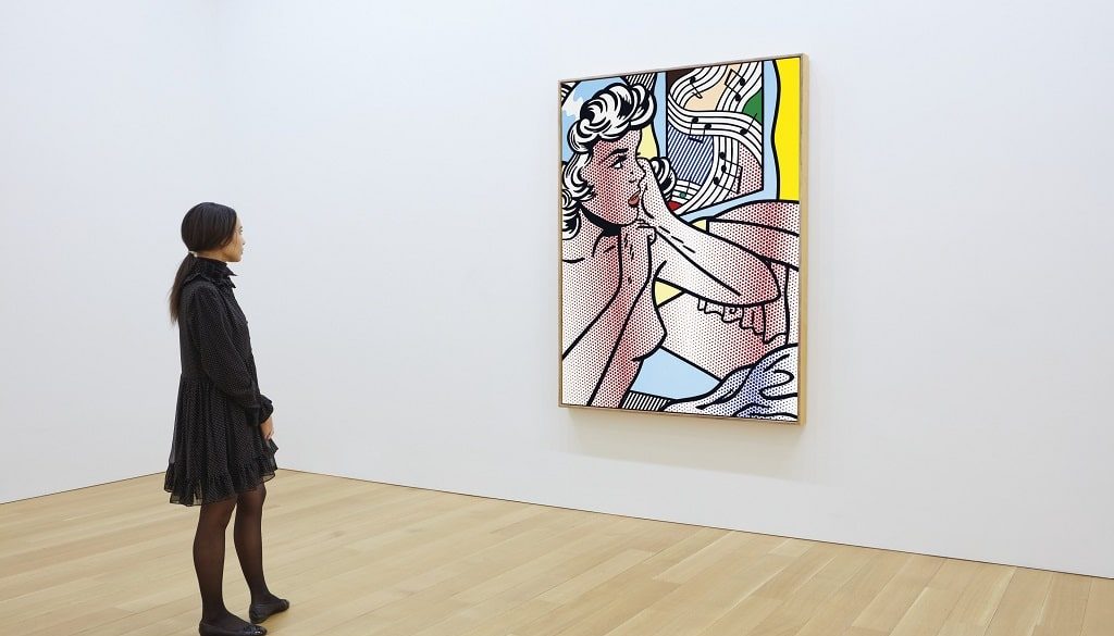 roy lichtenstein nude with joyous painting christies