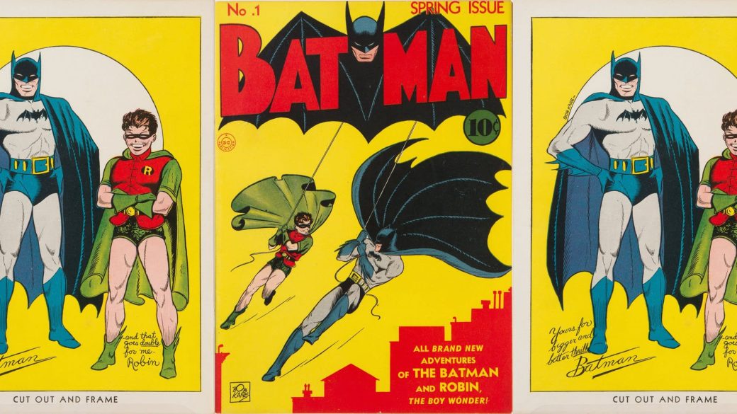 batman es robin kepregeny 1940 aukcio