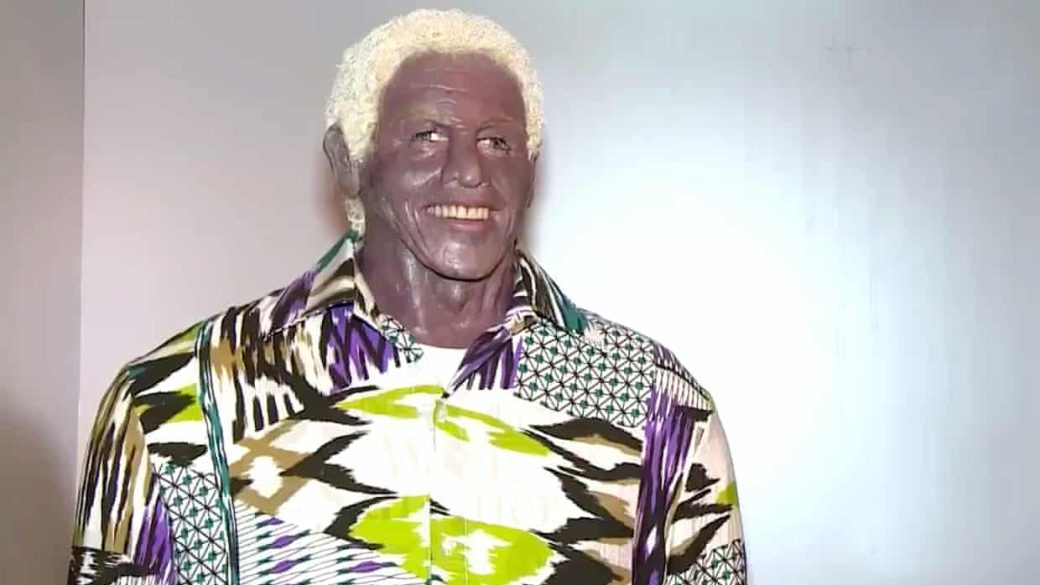 nelson mandela armacollo viaszszobor