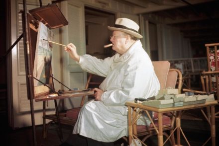 A korona sorozat miatt Winston Churchill festményeinek értéke igencsak megnőtt