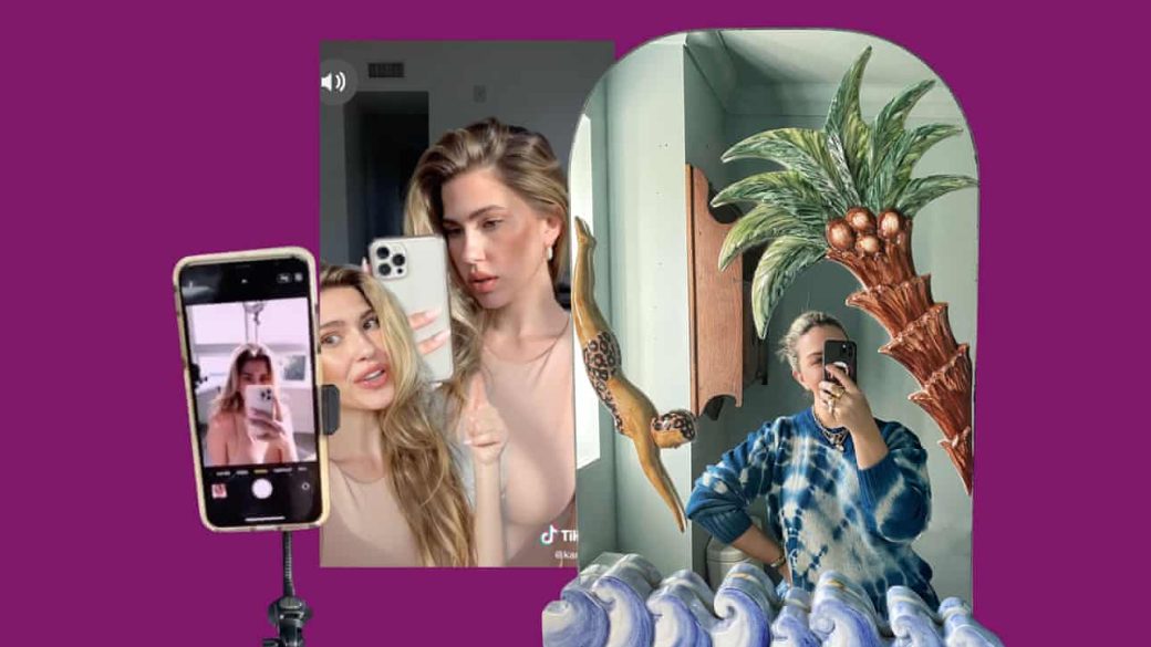 influenszer tukor szelfi valosag