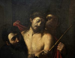caravaggio krisztus toveskoszoruval festmeny madrid