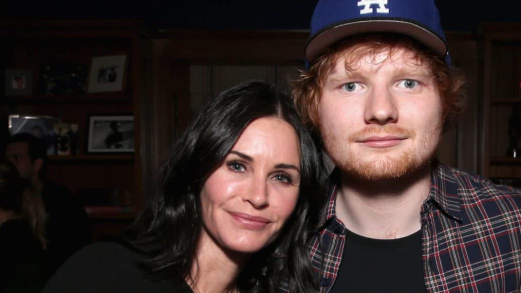 courteney cox ed sheeran jobaratok reunion tanc