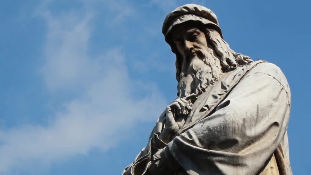 leonardo da vinci miert kek az eg