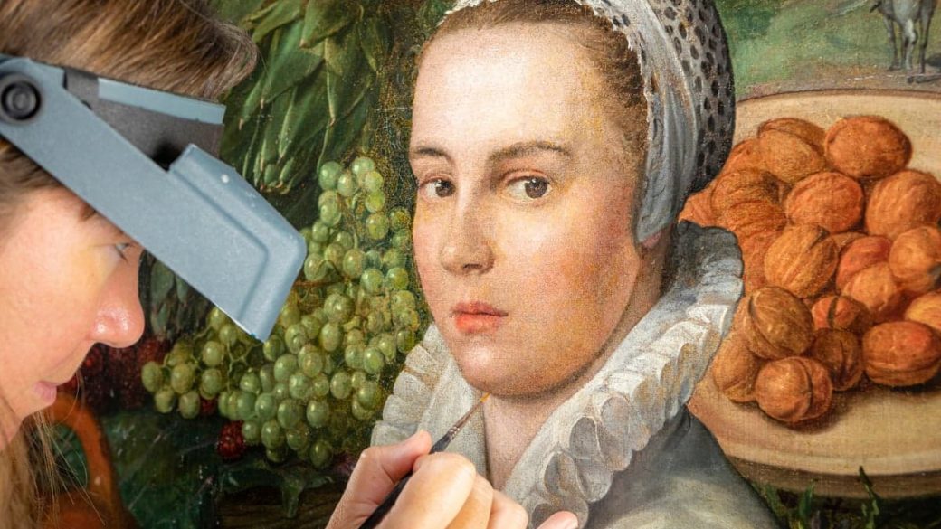 Joachim Beuckelaer manipulalt festmeny restauralas english heritage