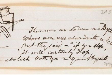 Edward Lear eddig ismeretlen költeményeit találták meg egy magángyűjteményben