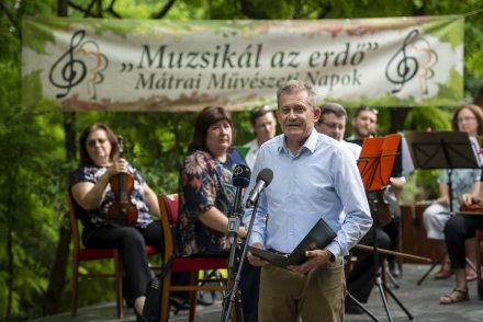 Szentpéteri Sándor államtitkár szerint az erdők fontosak a testi és lelki egészség megőrzésében