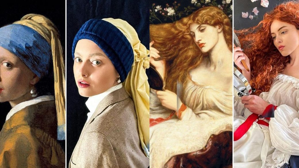 Olga Tolstunova klasszikus festmenyek cosplay