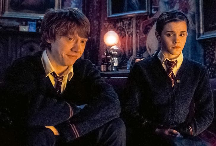 Filmjelenetek Improvizacio Daniel Radcliffe Rupert Grint Emma Watson Harry Potter És A Fonix Rendje