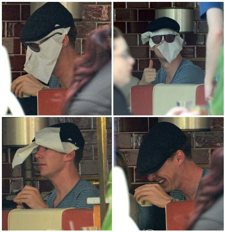 Hiressegek Paparazzi Benedict Cumberbatch