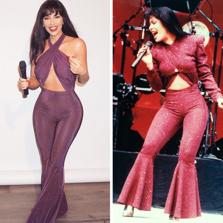 Hiressegek Ujraalkotnak Ikonikus Sztarok Kim Kardashian Selena Quintanilla