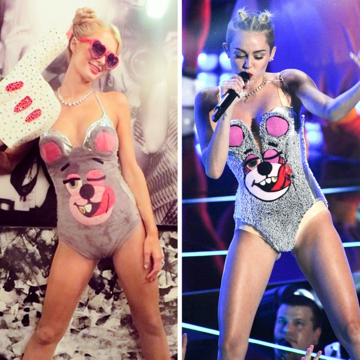 Hiressegek Ujraalkotnak Ikonikus Sztarok Paris Hilton Miley Cyrus