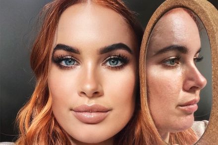 Ez az influenszer lány a bajszát hangsúlyozó képekkel ösztönzi a közönségét, hogy felejtsék el a szépítő filtereket és fogadják el önmagukat