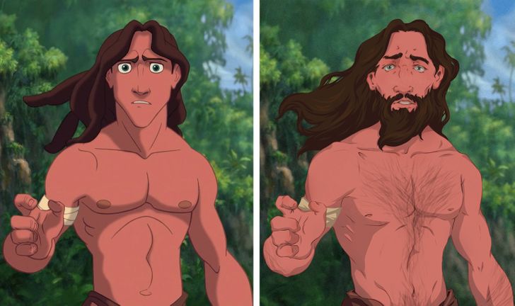 Realisztikus Rajzfilm Szereplok Tarzan