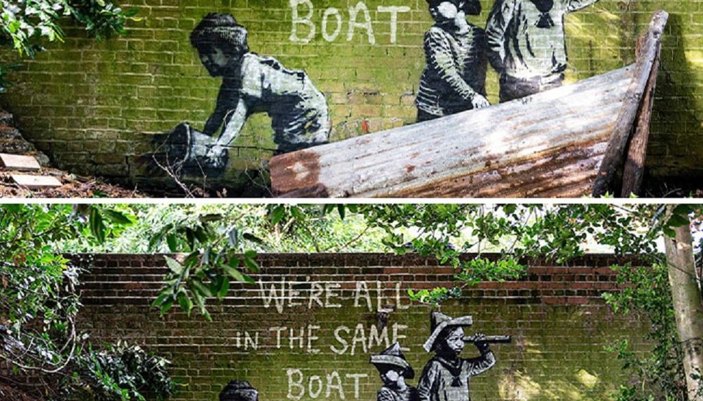 uj banksy kepek angliaban