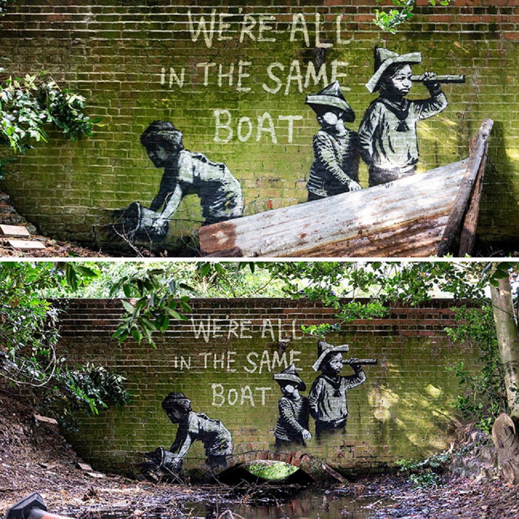 Uj Banksy Kepek Angliaban
