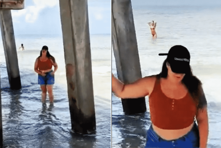 Azt hitte, férje őt videózza, kiderült, valójában a mögötte lévő bikinis nőt