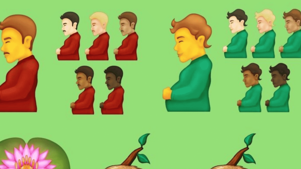 terhes ferfi uj emoji