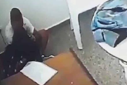 Biztonsági kamera buktatta le a veszélyes bűnözővel csókolózó bírónőt
