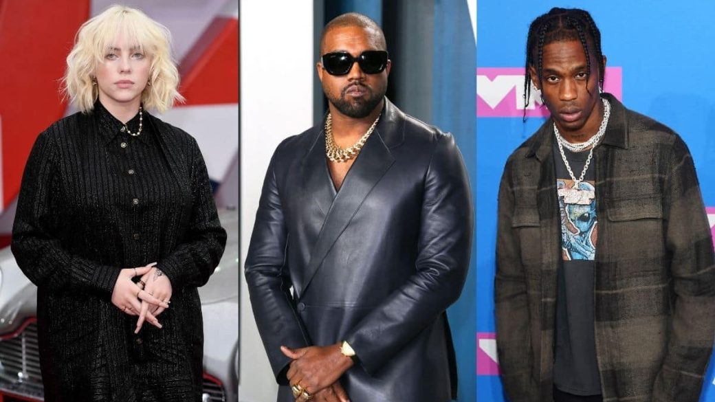 billie eilish enekesno kanye west rapper travis scott tragedia coachella